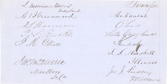 (BEATING OF CHARLES SUMNER) PRESTON S. BROOKS