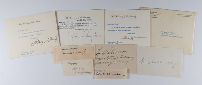 SECRETARIES OF THE TREASURY (8)