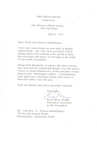 (WATERGATE) ROSE MARY WOODS