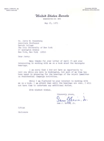 (WATERGATE) SAM J. ERVIN, JR.