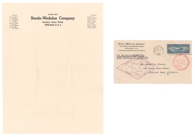 (GRAF ZEPPELIN) FIRST FLIGHT FLOWN COVER, 1930