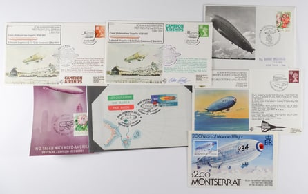 COMMEMORATIVE ZEPPELIN COVERS (7)