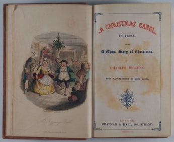 DICKENS' 'A CHRISTMAS CAROL' PRESENTED TO MARY ANNE DISRAELI