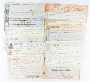 ANTIQUE CHECKS AND SIGHT DRAFTS
