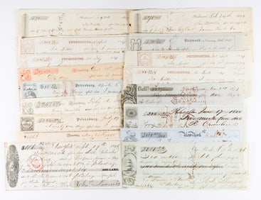 ANTIQUE CHECKS AND SIGHT DRAFTS