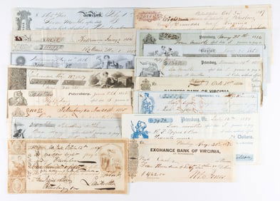 ANTIQUE CHECKS AND SIGHT DRAFTS