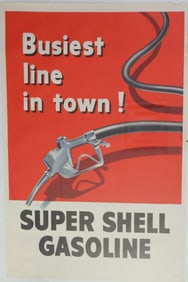‘BUSIEST LINE’ SHELL POSTER