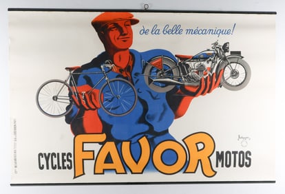 ‘FAVOR MOTORCYCLE’ POSTER