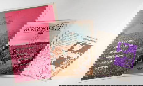 WOODSTOCK PARAPHERNALIA (3)