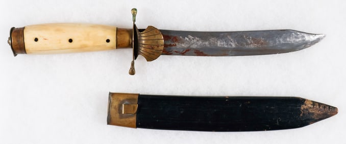 ETCHED MID-19TH CENTURY KNIFE