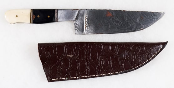 MID-19TH CENTURY DAMASCUS KNIFE