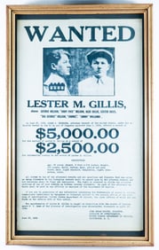 'BABY FACE' NELSON F.B.I. WANTED POSTER