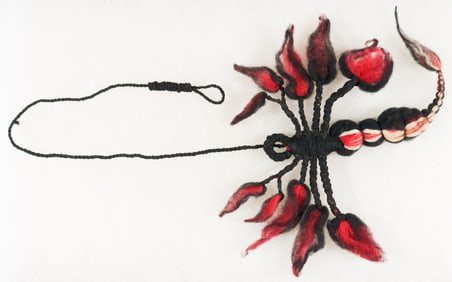 CHARLES MANSON PRISON-MADE CLOTH SCORPION