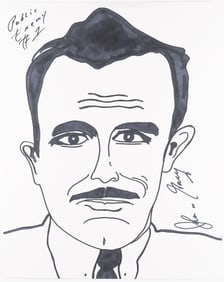 JOHN WAYNE GACY SIGNED ORIGINAL ARTWORK