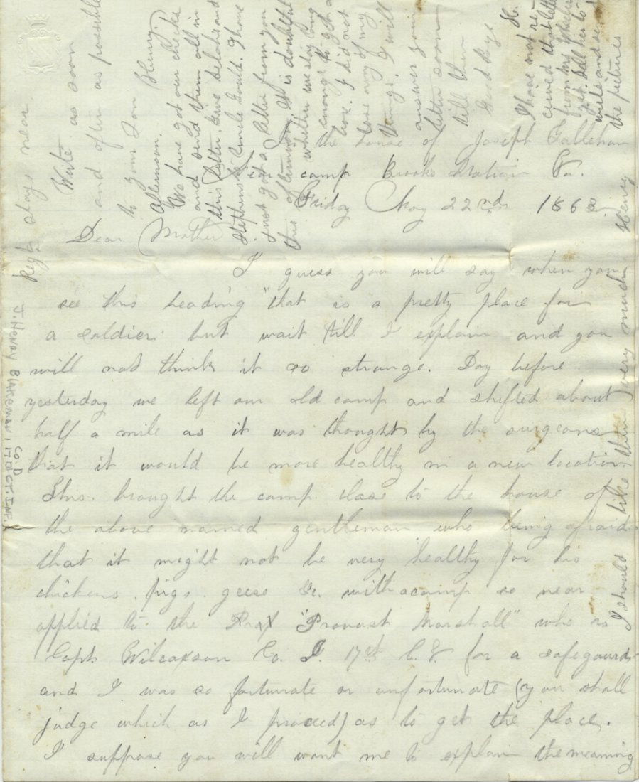 CHANCELLORVILLE POWS RETURN TO THE 17TH CONN. WHIL (1 of 1)