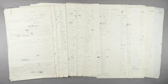 ADOLF HITLER'S 1929 TYPED AND ANNOTATED DEFENSE AGAINST CHARGES OF TREASON