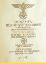 KNIGHTS CROSS AWARD WITH MAPPE AWARDED TO GENERALLEUTNANT ERICH REUTER