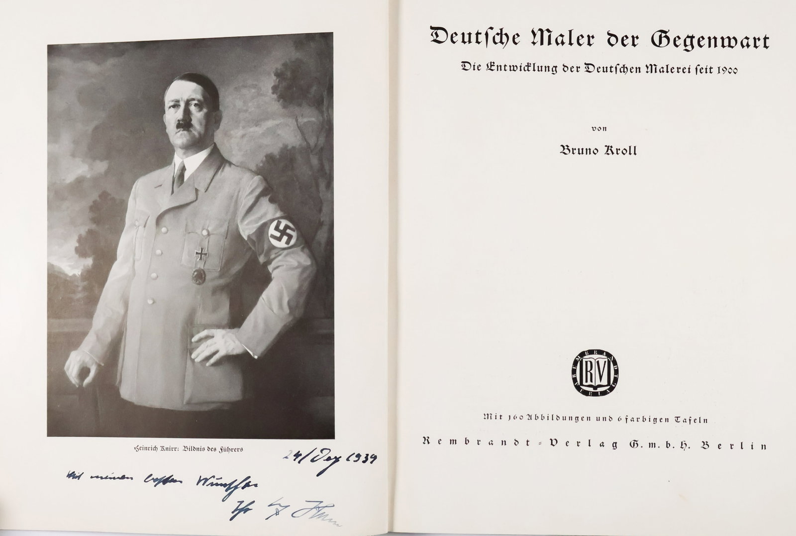 ADOLF HITLER: (1889 - 1945) Fuhrer of Germany and Nazi Party leader, Hitler's bloody rise to power, his military seizure of most of Europe and North Africa and his genocidal racial policies culminated in suicide in
