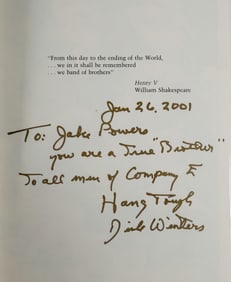 'BAND OF BROTHERS' SIGNED BOOKS (6)