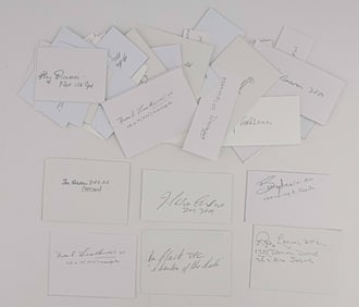 R.A.F. BOMBER COMMAND SIGNATURES (34)