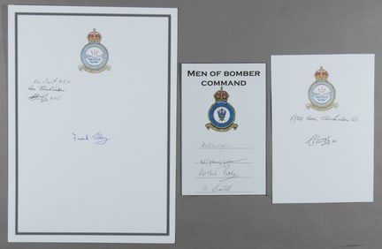 R.A.F. BOMBER COMMAND SIGNATURES AND MORE (18)