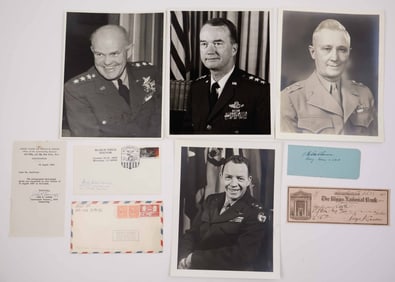 WORLD WAR II AIR FORCE GENERALS AND AVIATOR GROUP (9)