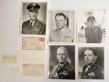 WORLD WAR II AIR FORCE GENERALS AND AVIATORS (10)