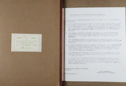 R.A.F. PRISONER INTERROGATOR'S MANUAL AND ME-110 ANALYSIS