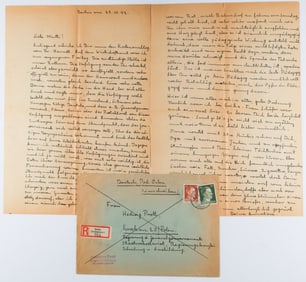 GERMAN GIRL WRITES TREASONOUS LETTER TO HER GOVERNMENT EMPLOYED MOTHER
