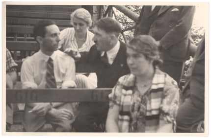 ADOLF HITLER AND JOSEPH GOEBBELS
