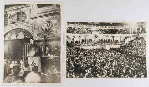 ADOLF HITLER PRESS PHOTOGRAPHS (2)