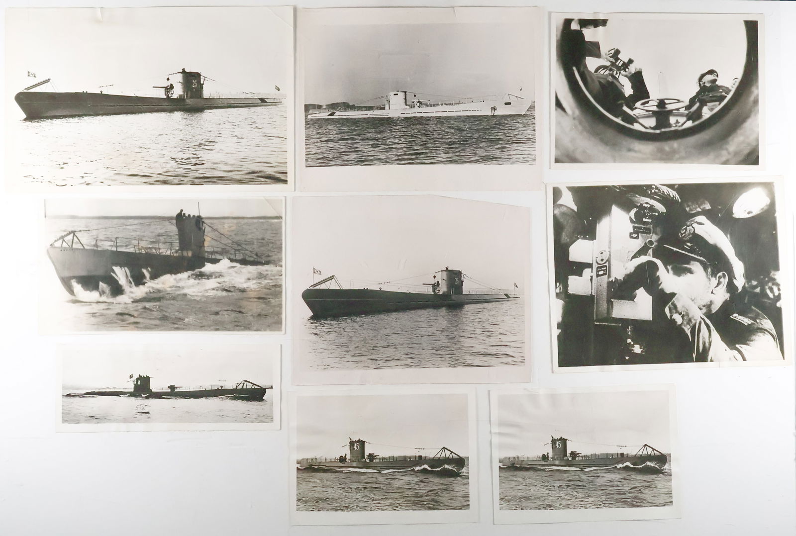 GERMAN U-BOAT PRESS PHOTOGRAPHS (23) (1 of 3)