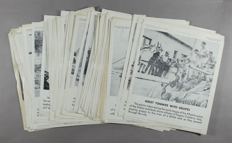 WORLD WAR II TEL-PICS SYNDICATE PHOTOGRAPHS, 1943-1944