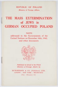 'THE MASS EXTERMINATION OF JEWS IN GERMAN OCCUPIED POLAND'