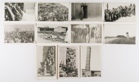 CONCENTRATION CAMP IMAGES WITH MONUMENT DEDICATION