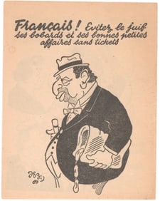 FRENCH ANTI-SEMITIC BOOKLET