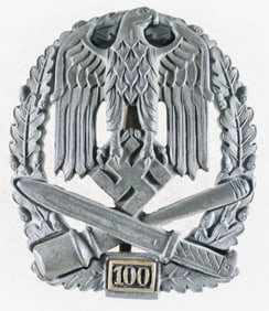 GENERAL ASSAULT BADGE FOR 100 ASSAULTS