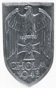 GERMAN WORLD WAR II CHOLM SHIELD