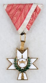 (CROATIA) ORDER OF KING ZVONIMIR WITH OAK LEAVES, 3RD CLASS