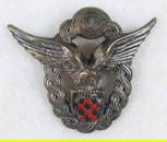 (CROATIA) CROATIAN AIR FORCE PILOT'S BADGE, 1ST MODEL