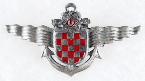 (CROATIA) CROATIAN NAVAL LEGION BADGE
