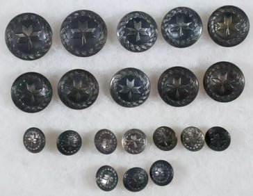 CROATIAN MILITARY UNIFORM BUTTONS