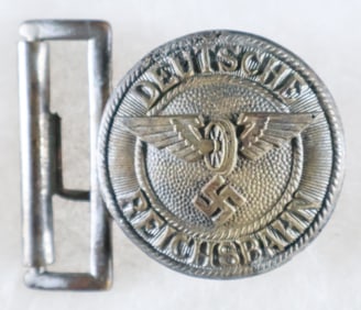 DEUTSCHE REICHSBAHN BAHNSCHUTZ BELT BUCKLE