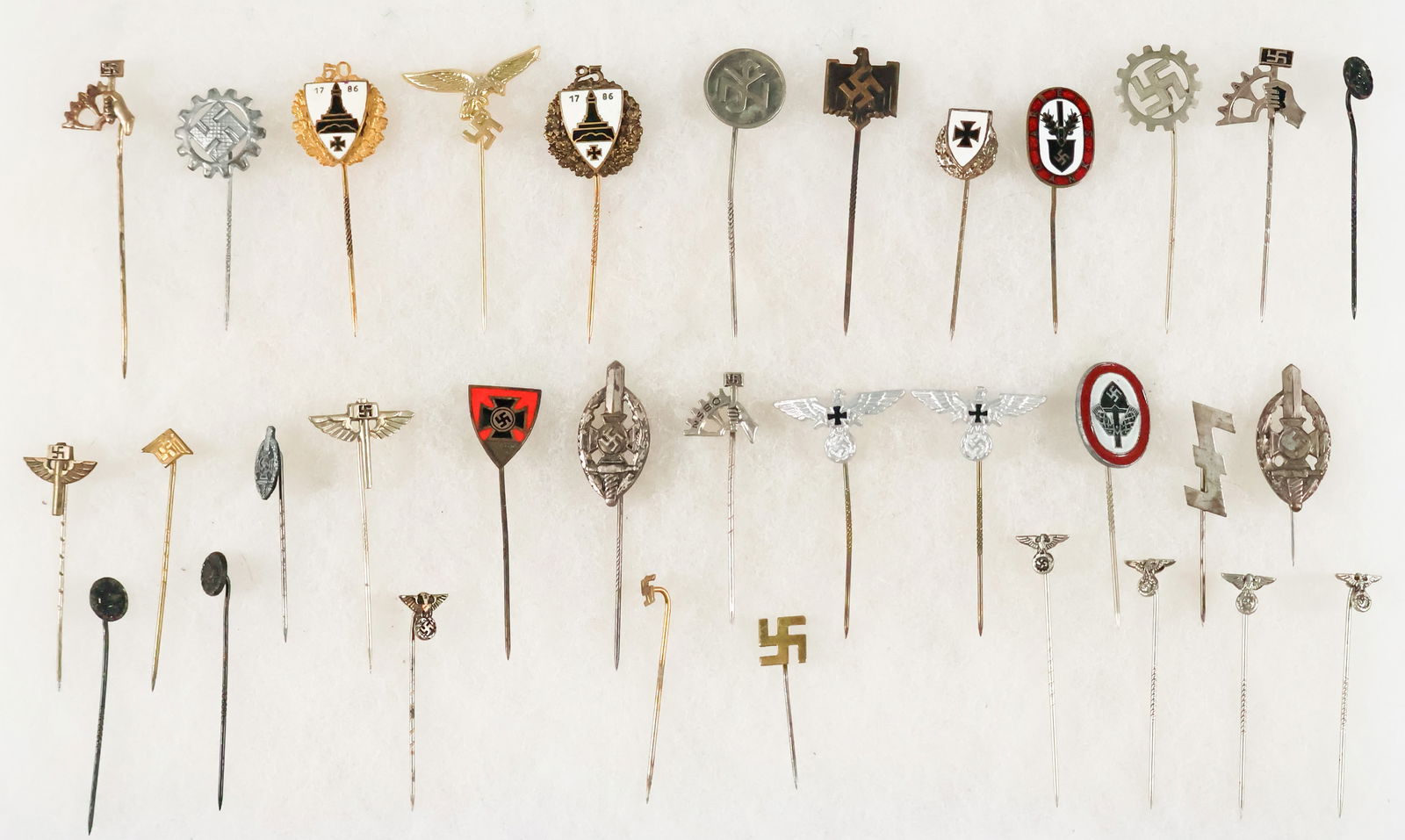 GERMAN STICKPINS (30+) (1 of 2)