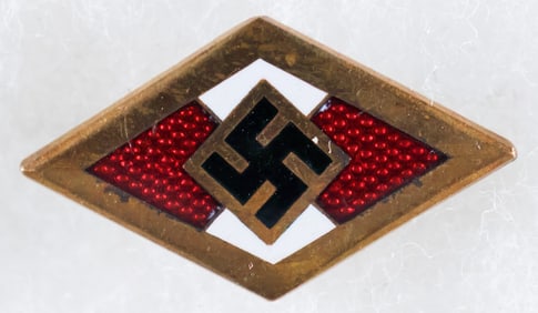 HITLER YOUTH GOLD HONOR BADGE