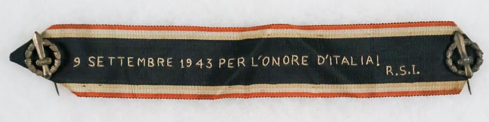 ITALIAN SOCIAL REPUBLIC CUFF TITLE