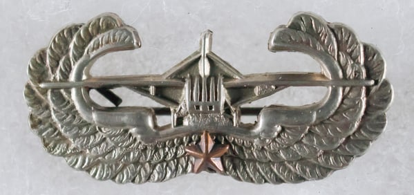 GLIDER PILOT'S WINGS WITH BATTLE STAR