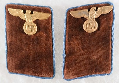 NSDAP POLITICAL LEADER'S COLLAR TABS