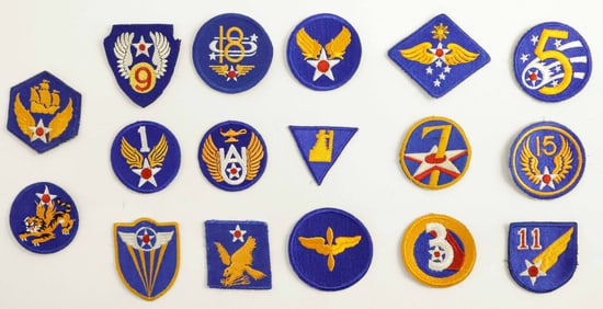 UNITED STATES AIR FORCE PATCHES (17)