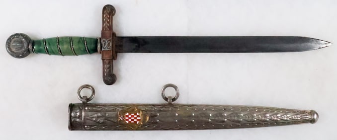 (CROATIA) USTASHA TREASURY GUARD DAGGER